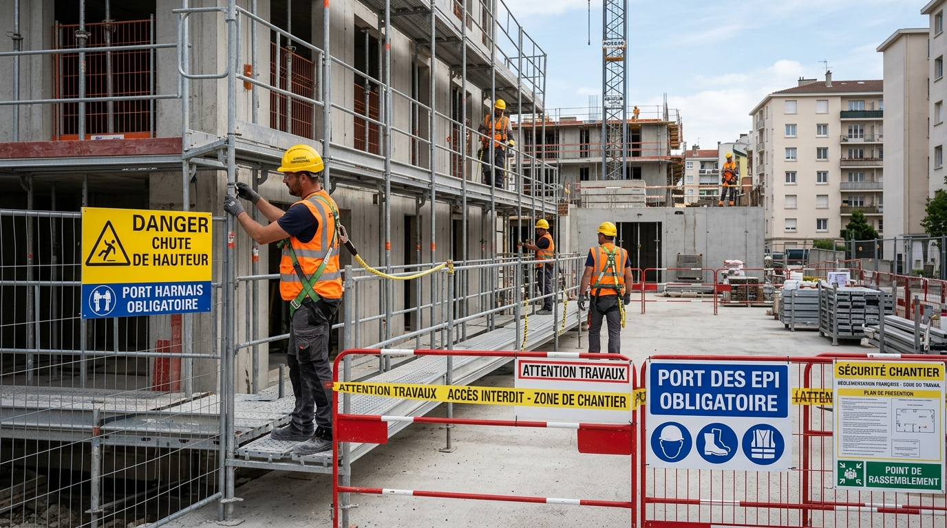 Sécurité sur chantier BTP