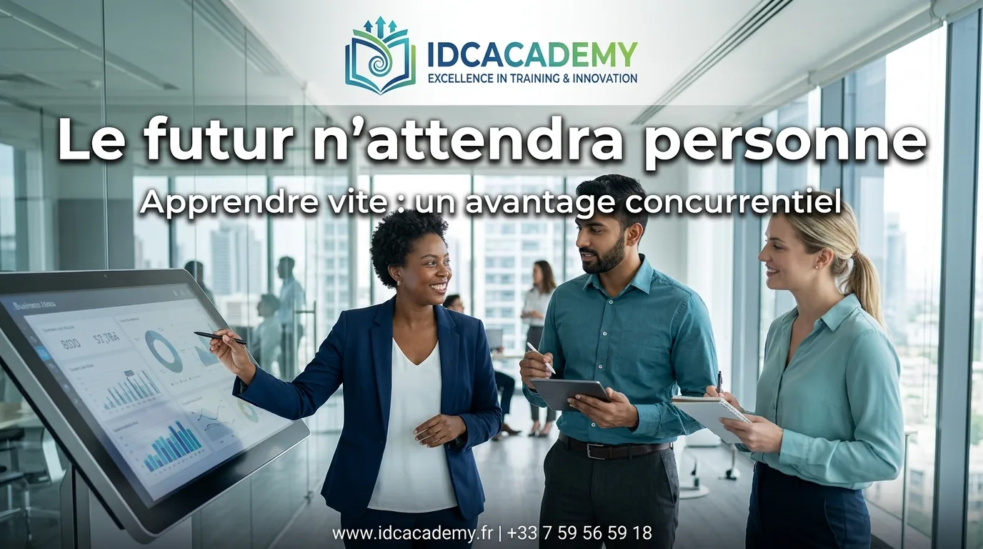 Équipe IDCACADEMY en formation collaborative